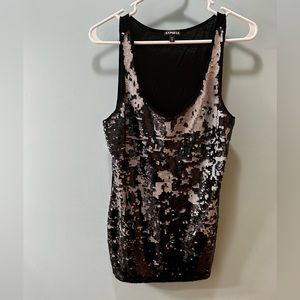 Sequin tank top